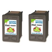 Tusze Zamienniki 21 XL do HP (CC627AE) (Czarne) (dwupak) - DARMOWA DOSTAWA w 24h