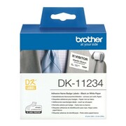 Etykiety Oryginalne Brother DK-11234 (DK11234) (Biały) (Biała, 260 szt., 60 mm, 86 mm) - DARMOWA DOSTAWA w 24h