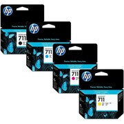Zestaw tuszy HP 711 Black 80ml + HP 711CMY 3*29ml Hewlett-Packard
