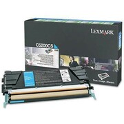 Toner Lexmark C530, niebieski, C5200CS, 1500s, return