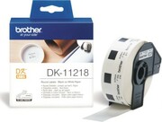 Etykiety okrągłe oryginalne Brother DK-11218 24mm 1000szt. Brother