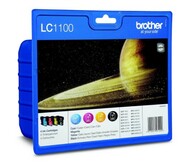 Zestaw 4 tuszy Brother Value Pack LC-1100 CMYK Brother