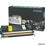 Toner Lexmark C5240YH, zółty (yellow), C524, 5000 stron