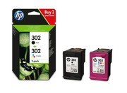 Zestaw tuszy HP 302 Black Kolor X4D37AE Hewlett-Packard