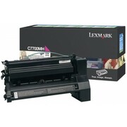 Toner Lexmark C770, C772, czerwony, C7700MH, 10000s, return