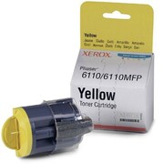 Toner Xerox Phaser 6110, MFP6110, zółty, 106R01204, 1000s - zdjęcie 3