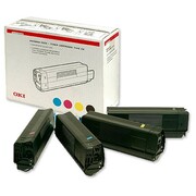Toner OKI C5100, 5200, 5300, 5400, czarny/niebieski/czerwony/żółty, 42403002
