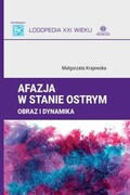 9788383090795 Afazja w stanie ostrym Krajewska Małgorzata Harmonia