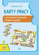 9788380803046 Karty pracy z ćwiczeniami korekcyjno-kompensacyjnymi Klasy 4-6 Hinz Magdalena Harmonia