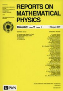 Reports on Mathematical Physics 79/1 2017 Wydawnictwo Naukowe PWN