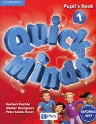9788326229459 Quick Minds 1 Pupil's Book Puchta Herbert, Gerngross Gunter, Lewis-Jones Peter Wydawnictwo Szkolne PWN