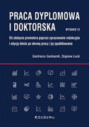 9788381026918 Praca dyplomowa i doktorska Gambarelli Gianfranco, Łucki Zbigniew CeDeWu