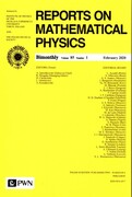 00344877 Raport on Mathematical Physics 85/1 Polska Wydawnictwo Naukowe PWN