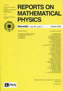Reports on Mathematical Physics 82/2 Polska Wydawnictwo Naukowe PWN