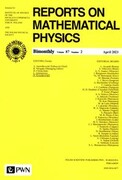 00344877 Reports on Mathematical physics 87/2 2021 Praca zbiorowa Wydawnictwo Naukowe PWN