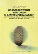 9788301167325 Gospodarowanie kapitałem w banku spółdzielczym Szyguła Anita Wydawnictwo Naukowe PWN
