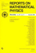 9770034487603 Reports on Mathematical Physics 62/3 2008 Wydawnictwo Naukowe PWN