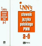9788301177997 Inny słownik języka polskiego PWN Tom 1-2 Wydawnictwo Naukowe PWN