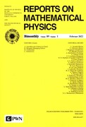 None Reports On Mathematical Physics 89/1 Polska Wydawnictwo Naukowe PWN