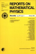 00344877 Reports on Mathematical Physics 89/1 Wydawnictwo Naukowe PWN