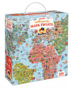 CzuCzu Puzzle odkrywcy Mapa świata 300 el