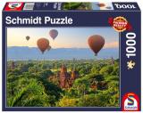 Puzzle 1000 el. Balony nad Mandalaj / Mjanma