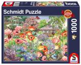 Puzzle 1000 el. Kwitnący ogród