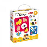 CzuCzu Puzzle kontrastowe Tu pasuje 1+