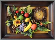 OBRAZ & ZEGAR - DEKORACJA SALONU - K5ZMN-2 ART DECO