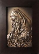 PAMIĄTKA ŚLUBU. DUŻA MADONNA Z DZIECIĄTKIEM. S5-8 ART DECO