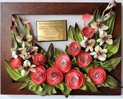 Obraz z dedykacją prezent na pożegnanie pracownika - szefa - 67x52cm - K6D-8 ART DECO