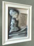 Obraz na pamiątkę Chrztu Świętego, Komunii dla chłopca - A2-C4 ART DECO