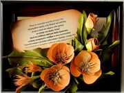 OBRAZ Z DEDYKACJĄ NA ŚLUB, PODZIĘKOWANIE DLA RODZICÓW, JUBILEUSZ - K2D-5 ART DECO