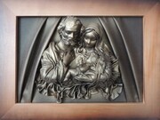 Obraz Święta Rodzina na prezent ślubny - podziękowanie lub jubileusz ART DECO