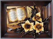 Obraz z dedykacją - Podziękowania dla rodziców P5-1 ART DECO