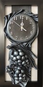Zegar ścienny z winogronami na prezent Jubileuszowy 25-lecie - URODZINY - RZ4-9 ART DECO
