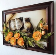 Obraz z dedykacją na prezent dla Nauczyciela - Wychowawcy - Dyrektora Szkoły - na zakończenie szkoły ART DECO