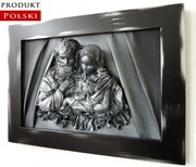 Prezent ślubny OBRAZ ŚWIĘTA RODZINA dla noworzeńców na PODZIĘKOWANIE ART DECO