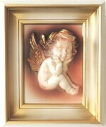 PREZENT NA CHRZCINY, KOMUNIĘ DLA DZIECKA - ANIOŁEK - A1-6 ART DECO