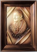 Papież Jan Paweł II - obraz ze skóry PS5-5 ART DECO