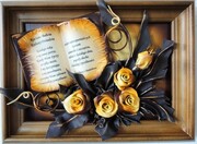 Obraz z dedykacją - NA DZIEŃ BABCI I DZIADKA DB3-1 ART DECO