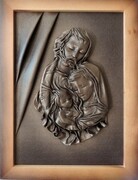 OBRAZ ZE SKÓRY ŚWIĘTEJ RODZINY. PREZENT NA WIELE OKAZJI. SR3-7 ART DECO