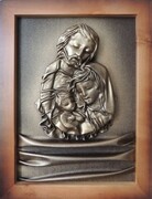 Obraz Święta Rodzina na prezent ślubny - podziękowanie lub jubileusz ART DECO