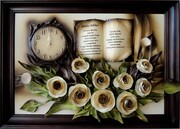 PIĘKNY NEUTRALNY KOLOR DO WNĘTRZA. RAMA BRĄZ.INDYWIDUALNA DEDYKACJA. K8D-9 ART DECO