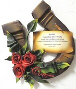 PODKOWA NA SZCZĘŚĆIE Z DEDYKACJĄ - PM-DBD1 ART DECO