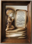 Oryginalny prezent dla chłopca Komunia - Chrzest - obraz z dedykacją - A3-C2 ART DECO