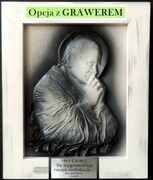 Obraz z Świętym Papieżem Janem Pawłem II + GRAWER PS1-1 ART DECO