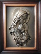 Maryja z dzieciątkiem obraz na prezent ślubny lub na chrzest- S2-15 ART DECO