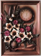 PIĘKNY OBRAZ ZE SKÓRY - K8Z-9 ART DECO