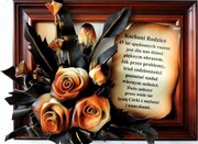 OBRAZ Z DEDYKACJĄ NA ŚLUB, PODZIĘKOWANIE DLA RODZICÓW, JUBILEUSZ - K2D-2 ART DECO